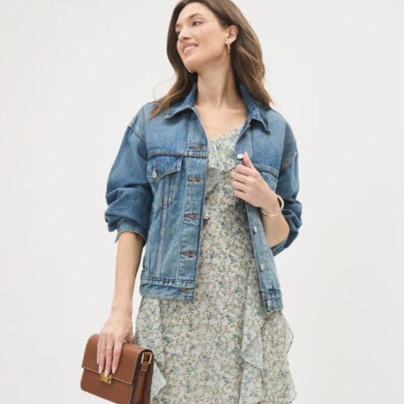 Levi's Slim Fit Denim Jacket Size Small - Picture 1 of 8